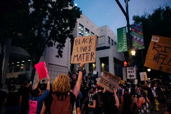Equal rights protest march