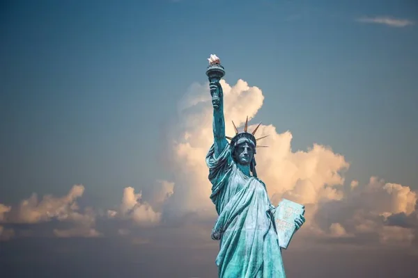 Statue of Liberty symbolizing immigration and freedom